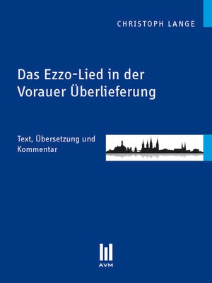cover image of Das Ezzo-Lied in der Vorauer Überlieferung